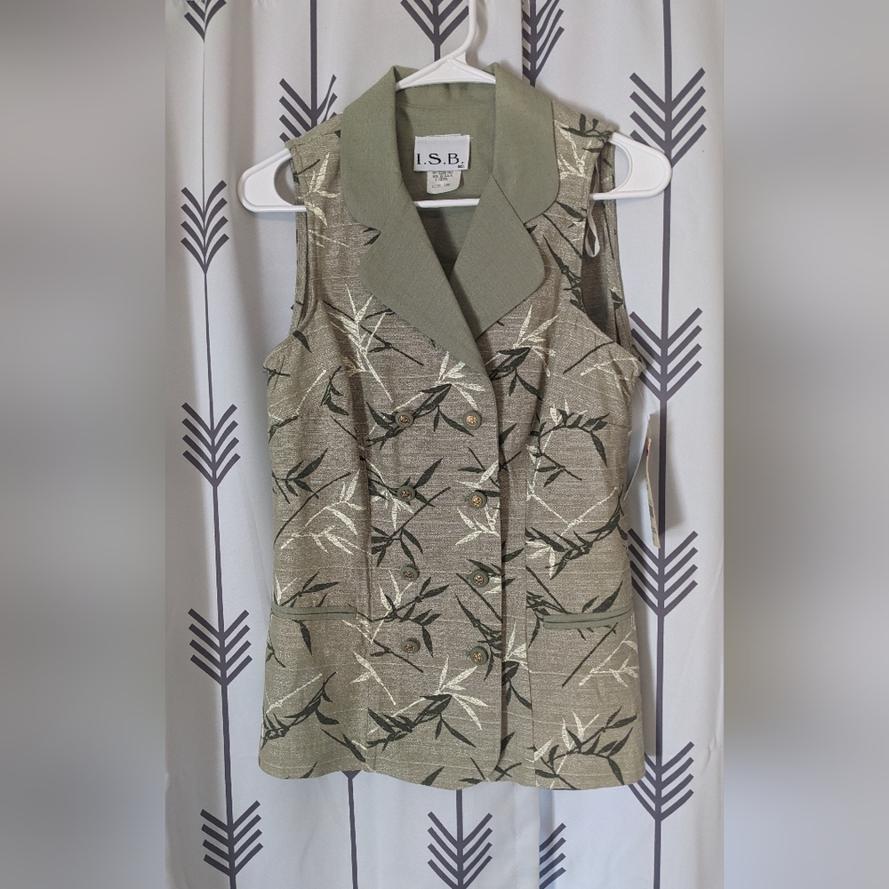 NWT Vintage 90s Formal Ladies Vest Sz 10
